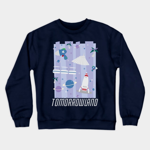 Tomorrowland Crewneck Sweatshirt by jordihales